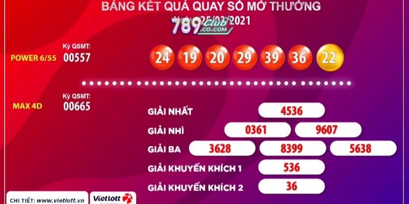 Chơi Vietlott Power 6/55